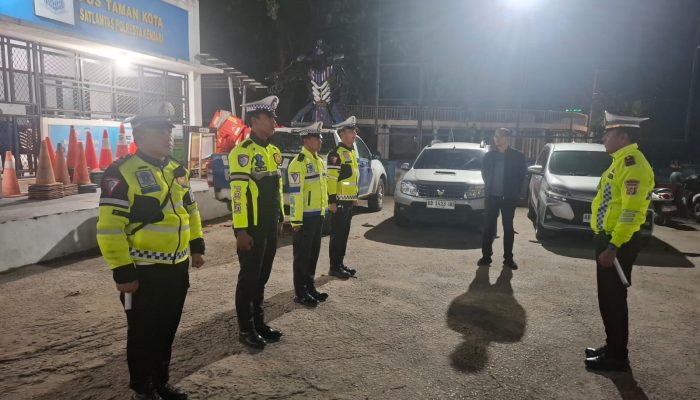 Patroli KRYD Malam Minggu, Ditlantas Polda Sultra Tindak 11 Pelanggar dan Cegah Balap Liar di Kota Kendari