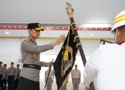 Pembinaan Tradisi Peringatan Hari Bhayangkara ke-80, Kapolda Sultra Pimpin Upacara Pemuliaan Pataka Dharma Cakti Raharja
