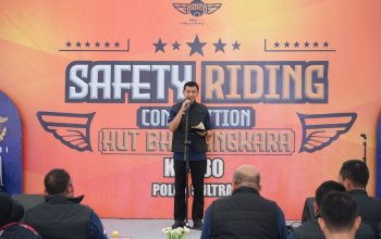 Polda Sultra Menggelar Car Free Day, Olahraga Bersama, Bazar UMKM Bhayangkari, dan Safety Riding dalam Rangka HUT Bhayangkara ke-80