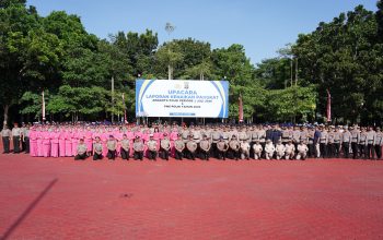 Jelang Hari Bhayangkara ke-80, Kapolda Sultra Pimpin Upacara Kenaikan Pangkat 827 Personel