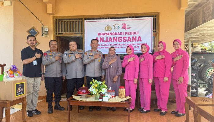 Wakapolda Sultra Gelar Anjangsana dan Serahkan Tali Asih kepada Purnawirawan Polri