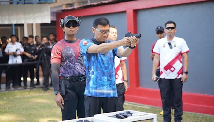Hari Bhayangkara ke-80, Polda Sultra Gelar Lomba Menembak
