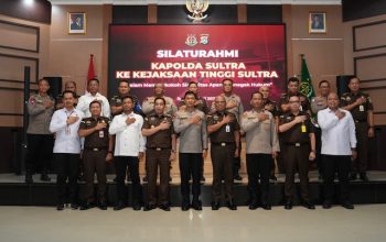 Kapolda Sultra Silaturahmi ke Kejati, Tegaskan Komitmen Penegakan Hukum yang Profesional dan Berkeadilan