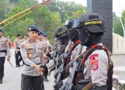 Kapolda Sultra Tekankan Kesiapsiagaan dan Profesionalisme Personel Saat Pimpin Apel Pengarahan di Mako Satbrimob