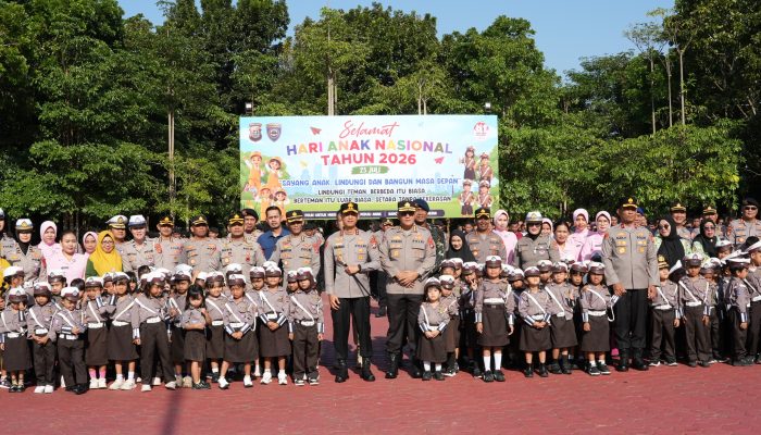 Peringati Hari Anak Nasional 2026, Kapolda Sultra Ajak Wujudkan Lingkungan Aman dan Ramah Anak