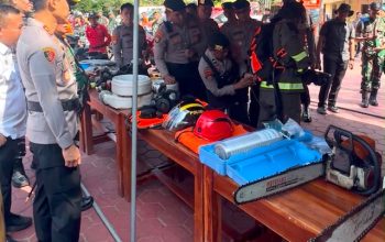 Polda Sultra Gelar Apel Kesiapsiagaan Karhutla, 631 Personel Gabungan Disiapkan