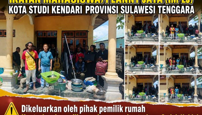 Mahasiswa Lanny Jaya di Kendari Terancam Transisi Tempat Tinggal Usai Masa Kontrakan Berakhir