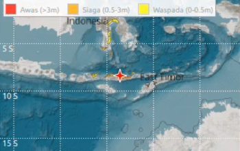 ‎Flores Diguncang Gempa M7,7, BMKG Peringatkan Potensi Tsunami Hingga 3 Meter