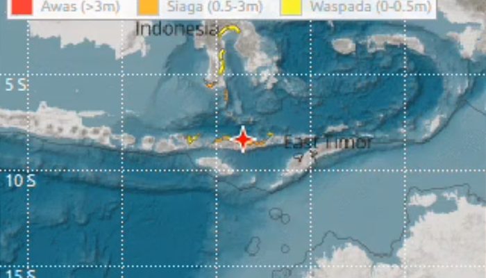 ‎Flores Diguncang Gempa M7,7, BMKG Peringatkan Potensi Tsunami Hingga 3 Meter