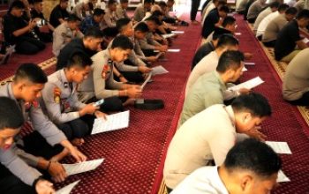 Binrohtal Polda Sultra, Kapolda Tekankan Syukur dan Keikhlasan dalam Pengabdian