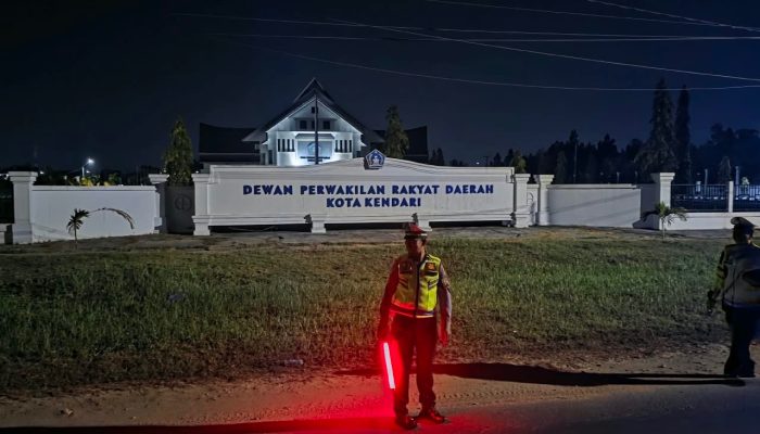 Patroli Malam Minggu Ditlantas Polda Sultra, 13 Pelanggaran Ditindak dan Balap Liar Nihil