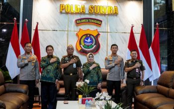 Polda Sultra, Kejati dan Pengadilan Tinggi Perkuat Sinergitas Dorong Penegakan Hukum Berkeadilan dan Bermanfaat bagi Masyarakat
