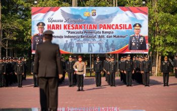 Upacara Hari Kesaktian Pancasila di Polda Sultra, Ingatkan Pentingnya Menjaga Persatuan