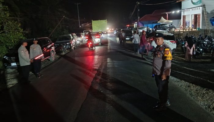 Polsek Wiwirano Gelar Patroli dan Sambang, Pastikan Kegiatan Pesta Pernikahan Berlangsung Aman dan Kondusif