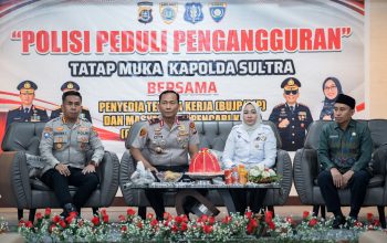 Polda Sultra Gelar Program Poliran, Bantu Hubungkan Pencari Kerja dengan Perusahaan