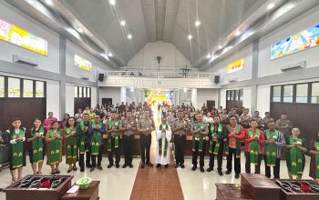 Polda Sultra Gelar Minggu Kasih di GEPSULTRA Galilea Baruga, Perkuat Sinergi Kamtibmas dan Kepedulian Sosial