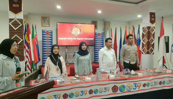 Tingkatkan Kesadaran Berlalu Lintas, Sat Lantas Polresta Kendari Gelar Sosialisasi Ops Patuh Anoa 2026 di Kampus Unsultra