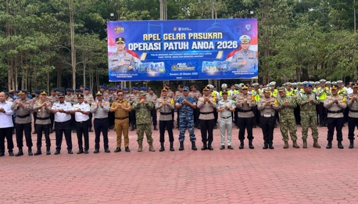 Operasi Patuh Anoa 2026 Resmi Dimulai: Polda Sultra Kerahkan 324 Personel dengan 10 Sasaran Prioritas