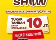 Banjir Promo Toyota Auto Show di Kendari: DP Mulai Rp10 Juta, Angsuran Ringan, Plus Diskon Spesial!