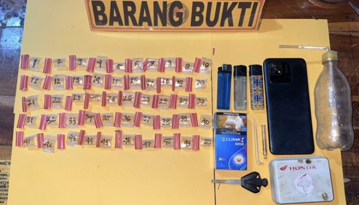 Simpan 50 Sachet Sabu, Pemuda 20 Tahun di Moramo Konawe Selatan Dibekuk Polisi
